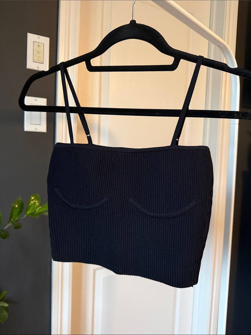 Babaton Ribbed Knit Cami Top